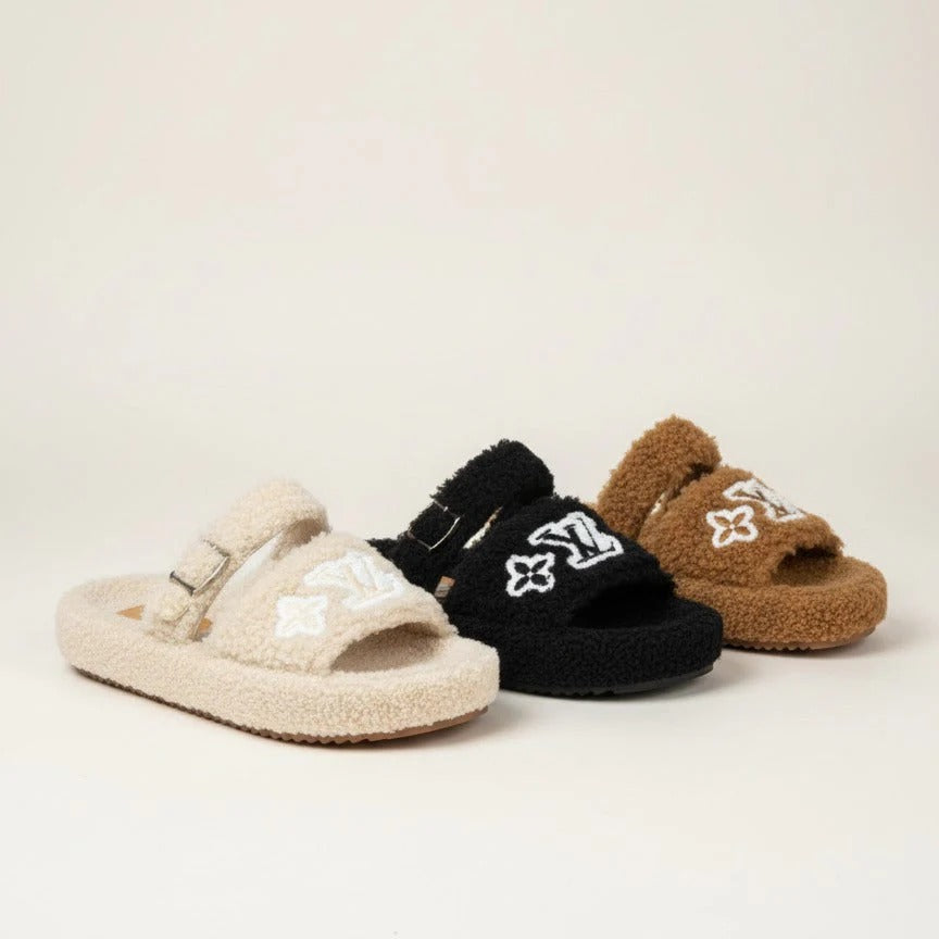 أحذية صندل فروية: راحة وأناقة لا مثيل لهما