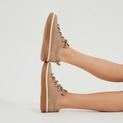 Trendy Women’s Platform Sneakers – Minimal Design, All-Day Comfort