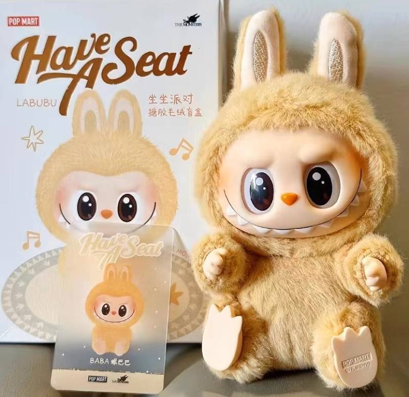 دمية لابوبو الأصلية ذات الفراء - مفاجأة داخل كل صندوق!