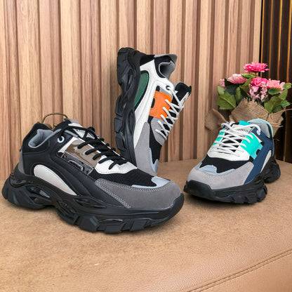 أحذية رياضية فاخرة للرجال: أحذية رياضية قابلة للتنفس 