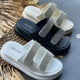Women's high quality EVA double strap sandals
