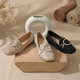 Women’s Rhinestone Embellished Slip-On Loafers – Elegant Comfort Flats