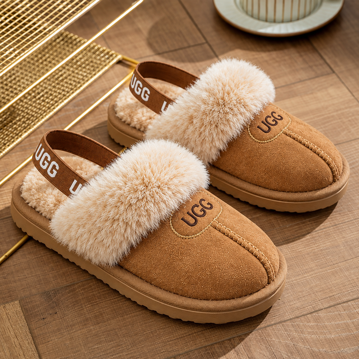 Women’s Cozy Fur-Lined Comfort Slippers – Soft & Warm Everyday Style