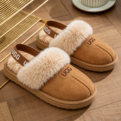 Women’s Cozy Fur-Lined Comfort Slippers – Soft & Warm Everyday Style