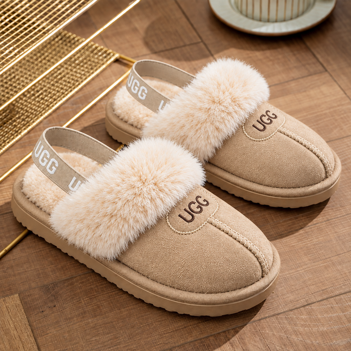 Women’s Cozy Fur-Lined Comfort Slippers – Soft & Warm Everyday Style