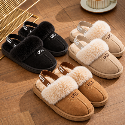 Women’s Cozy Fur-Lined Comfort Slippers – Soft & Warm Everyday Style