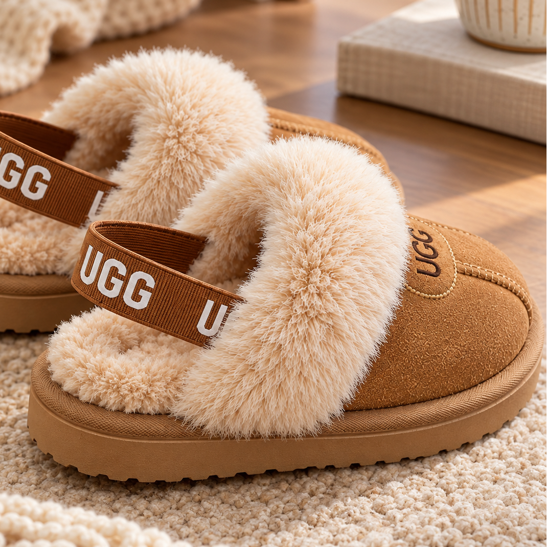 Women’s Cozy Fur-Lined Comfort Slippers – Soft & Warm Everyday Style