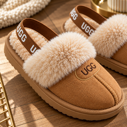 Women’s Cozy Fur-Lined Comfort Slippers – Soft & Warm Everyday Style